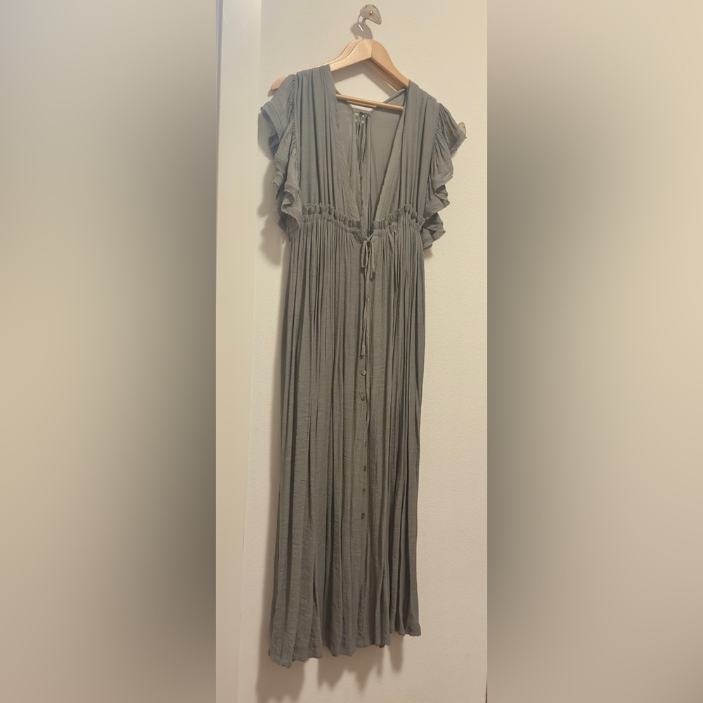 Elegant Blue Maxi Dress - Picture 2 of 5